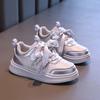 Girls shoes sneakers 2025 new autumn children's leather breathable board shoes girls spring and autumn fashion trendy shoes older children