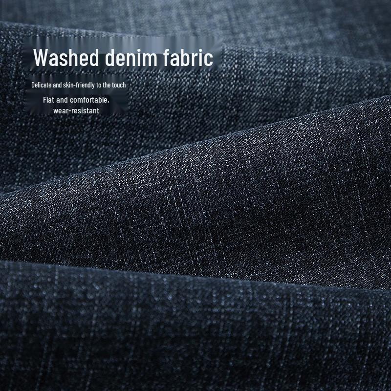 HLA Men's Three-Body Civilization Series Straight-Leg Jeans