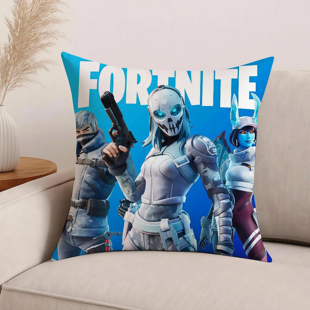 Hot Game F-Fortnite Cool Pillow Case Office Cushions Suitable For Sofa Car Bedroom Decorative Cushion Cover