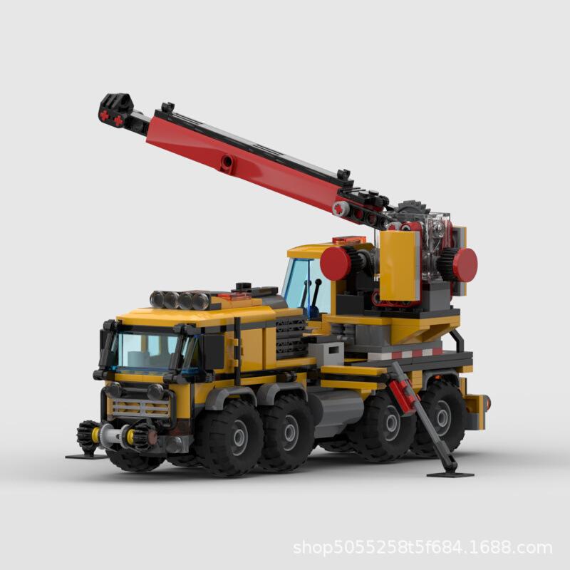 Building Blocks MOC-84156 Jungle Cargo Truck Trailer Birthday Gift Toy Set For 8-year-old Boy