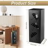 Modern Metal Umbrella Stand with Hollow Design,Waterproof Freestanding Holder for Home,Office and Hotel Entryways