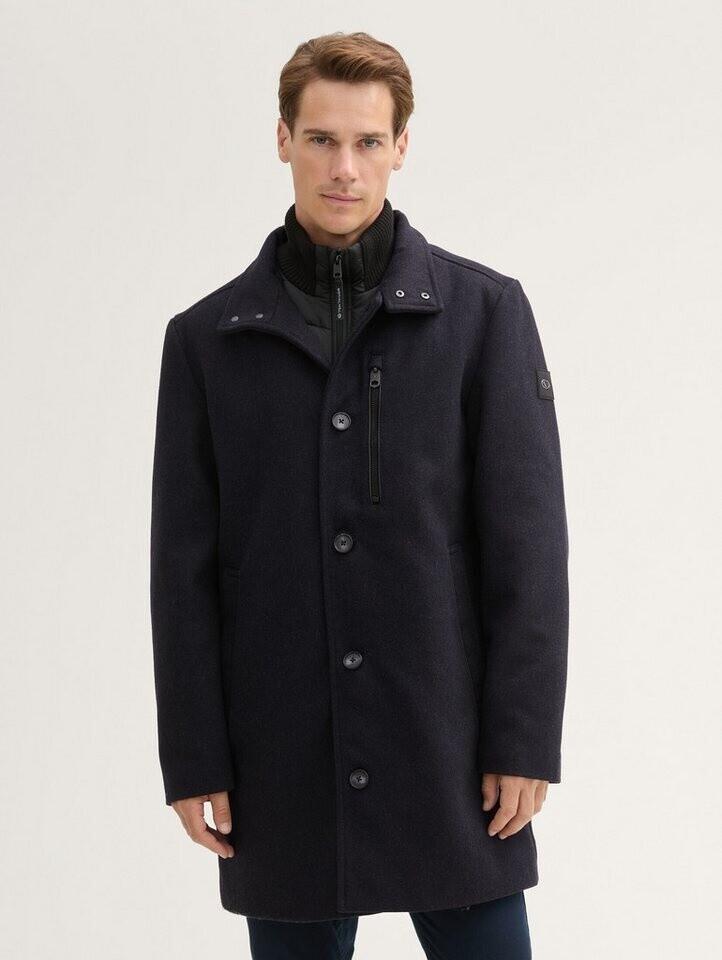 Winter Coat Tom Tailor 2 In 1 Mantel with Wool (1042475) Dark Blue In a Small Herringbone Pattern