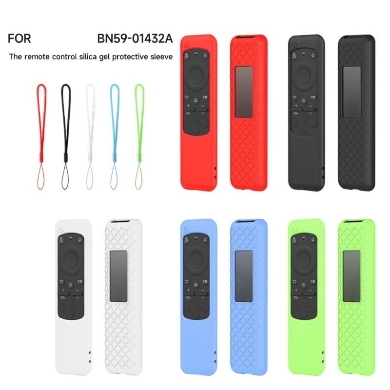 Protective Silicone Skin Case for BN59-01432A Remote Soft Silicone Case Anti-Slipping Box Controller Accessories