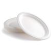 Disposable Oval Plates - - Disposable Reed Plate