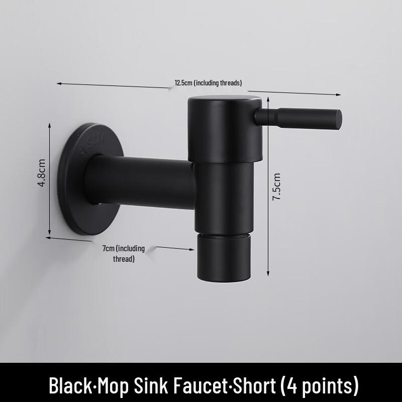 TLXT Wall-Mounted Stainless Steel Single Cold Mop Faucet