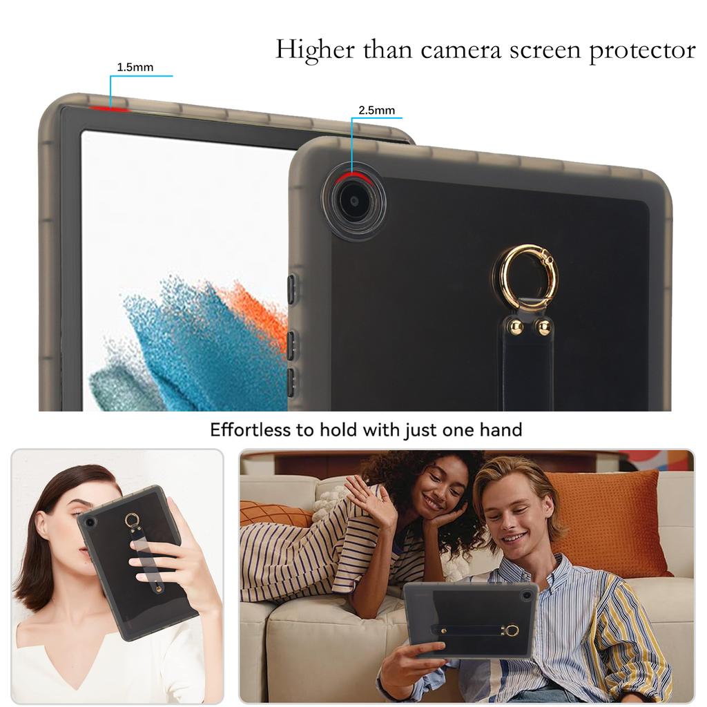 For Samsung Galaxy Tab A8 10.5 (2021) Case Shockproof TPU Tablet Cover with Wristband