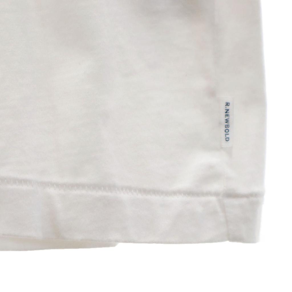 R.NEWBOLD Kurzarm T-Shirt L Weiß Herren Gebraucht