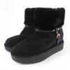 Excellent Short Boots Aspen Line Belt-design Sheepskin Boots 37.5 Used