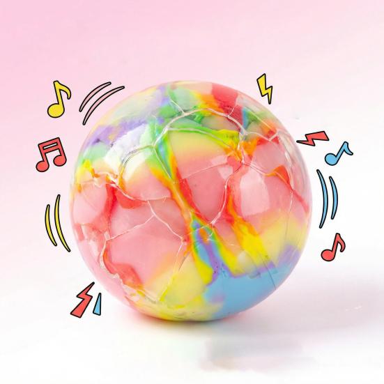 Crisp Stress Ball Handmade Stress Relief Slow Rising Ball Sensory Fidget Toy Portable Decompression Stress Ball Party Favors