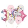 147Pcs Unicorn Birthday Balloons Arch Garland Kit Happy Birthday Banner for Girls Unicorn Birthday Party Decorations Baby Shower