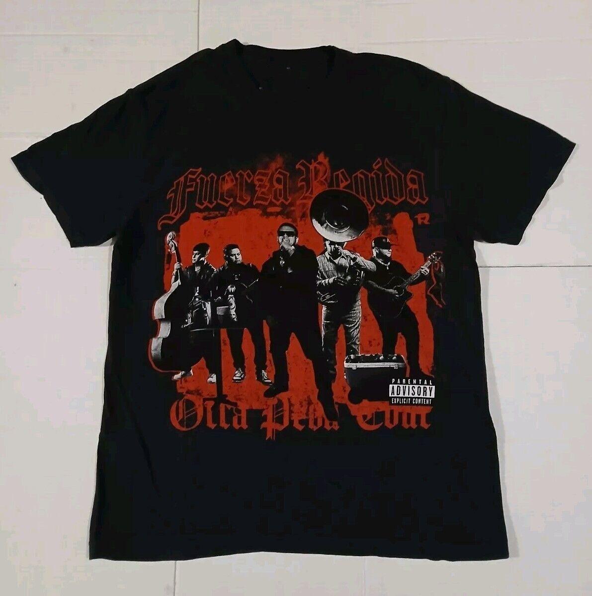 New Fuerza Regida Black T-Shirt LW101 XXXXL