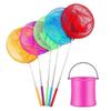 Children's Colorful Telescopic Fish & Insect Net - Lightweight Outdoor Butterfly Scooping Tool