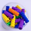 10 peças Pegador de Caneta de Esponja Confortável Ergonômico Textura Macia Auxílio para Escrita Capa para Caneta Escola Escritório