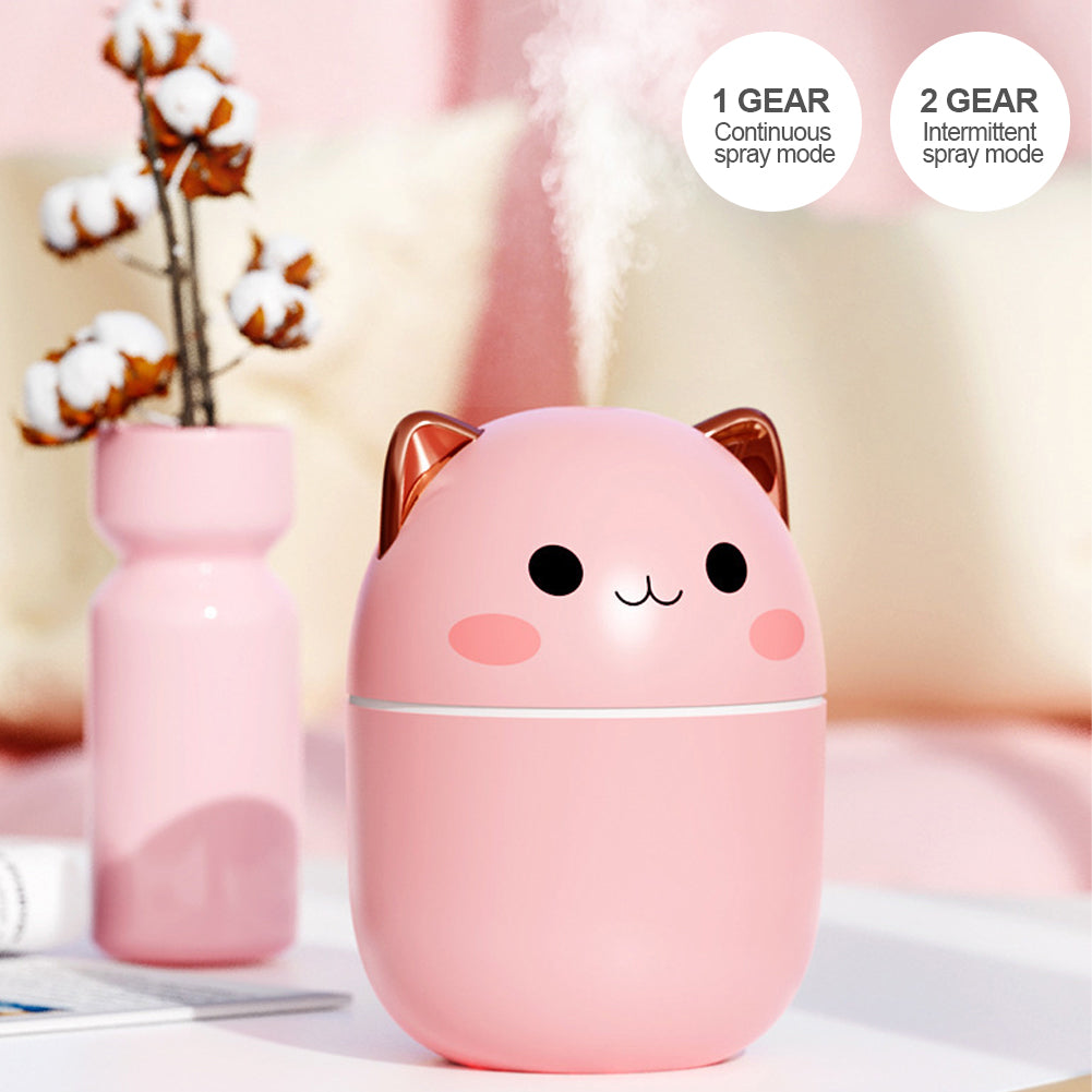 250ml Cute Air Humidifier Kawaiil Aromatherapy Humidifiers Diffusers Essential Oil Diffuser Home Car Air Purifier Humificador