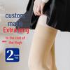 Women's Silk Thigh-High Stockings: Non-Slip, Skin-Tone, Sun-Protection for Spring/Summer