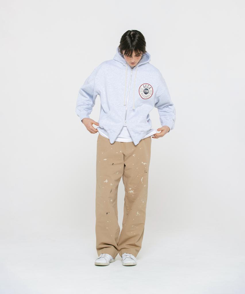 AECA Splater Painted Banding Chino Pants-Beige