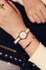 KIMIO K6121 Watch Simple White Rose Gold Watch Diamond Women's - Design, Ceramic, Band, Dial.
