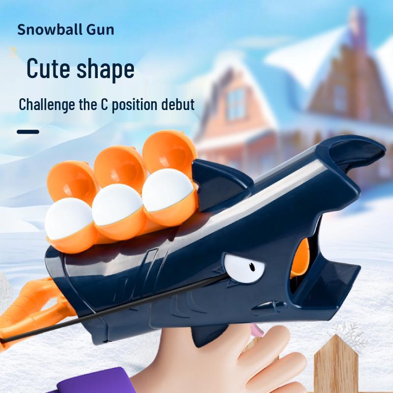 

Kids Snow Play Set: Snowball Launcher & Clamping Toys
