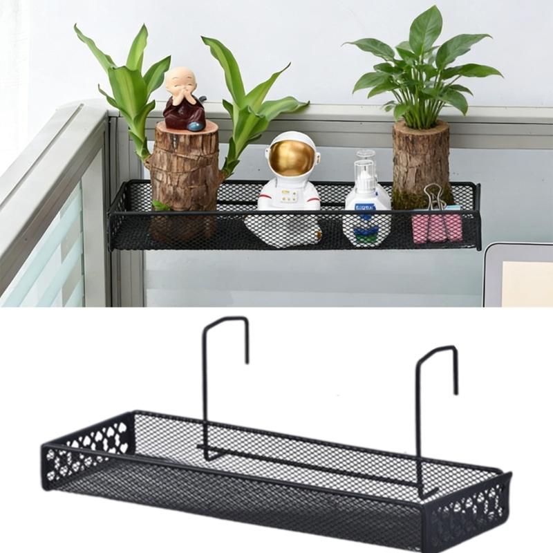 Space Saving Iron Plant Holder for Miniature Pots Desktop Wall Hanging Shelf for Succulents Flowerpot Organizer