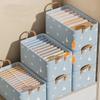 Clothes Storage Box Household Wardrobe Organizer Jeans Divider Storage Box Foldable Storage Basket Underwear Socks Artifact Box