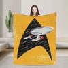 Soft Warm Blanket Travel Office S-Star T-Trek Ship Movie Throw Blanket Flannel Bedspread For Living Room Print Sofa Bed Cover