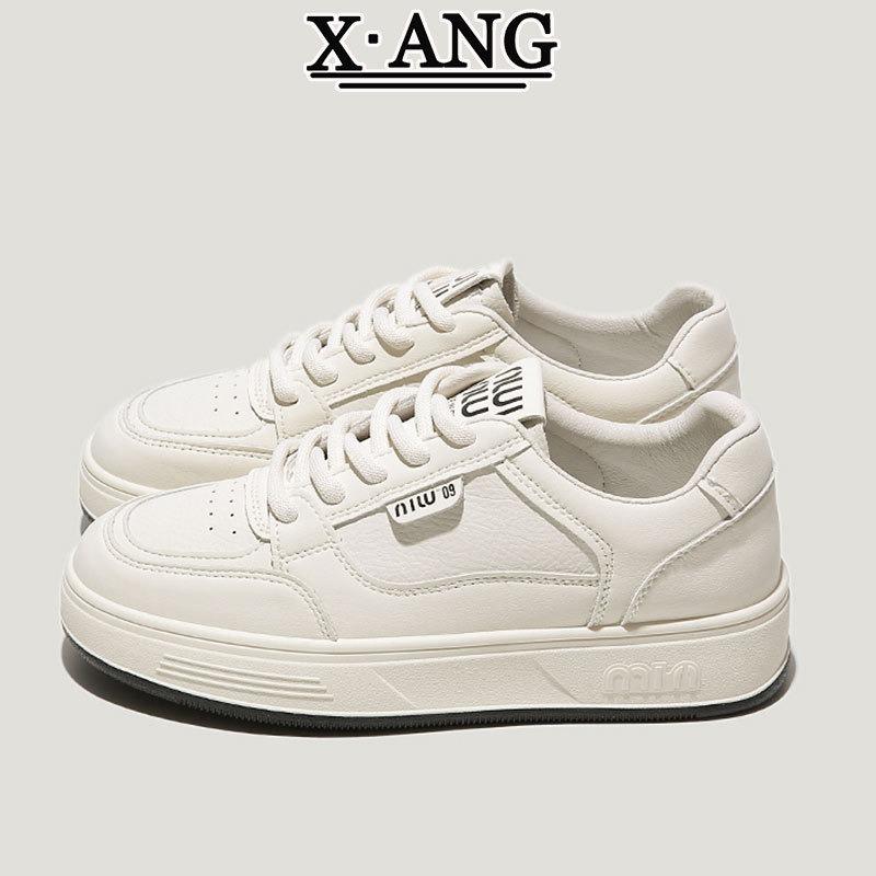 Leather Soft-soled Little White Shoes Women's Shoes Autumn New Student Versatile Board Shoes Platform Casual Sports Shoes