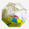 Pippi Longstocking Theme Automatic Umbrella, Lightweight & Portable, 8 Rib, Perfect for Outdoor Travel, Birthdays, Christmas, Gifts.
