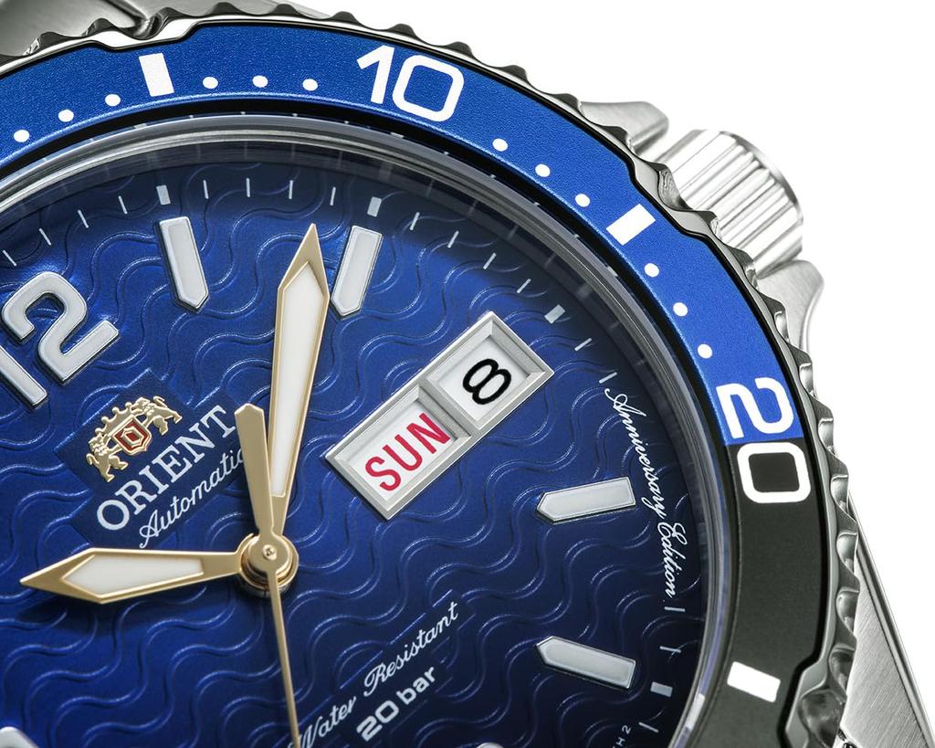 ORIENT Mako RN-AA0822L men's automatic dive watch, limited to 500 units in Japan, blue gradient