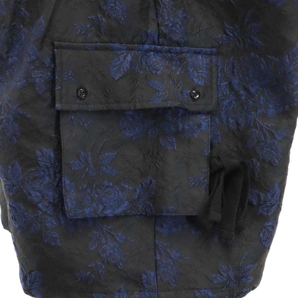 UNSELDs Rose Embroidery Cargo Shorts L Black Men's Used