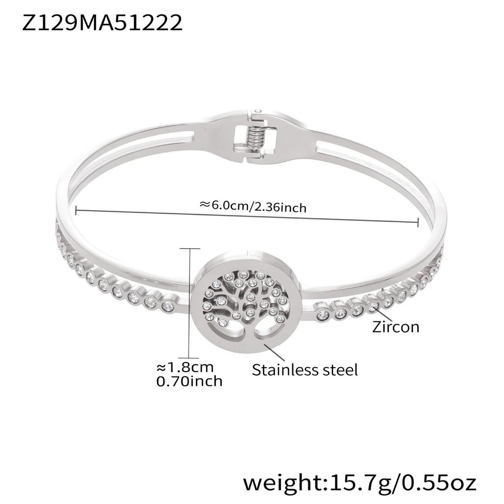 Geometrisches offenes Armreif-Armband aus 18 Karat vergoldetem Edelstahl - Unregelmäßige europäisch-amerikanische Mode mit vielseitiger Persönlichkeit