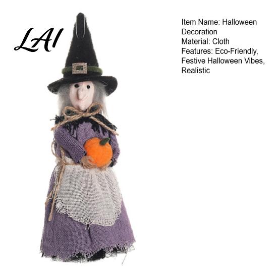 Cool Halloween Decorations Decoration Realistic Ghost Festival Broom Home Decor Witch Ornament Festive Atmosphere Tabletop Decoration Holiday