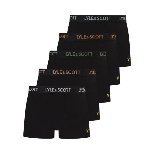 Lyle & Scott Mens Miller Boxer Shorts (Pack of 5)