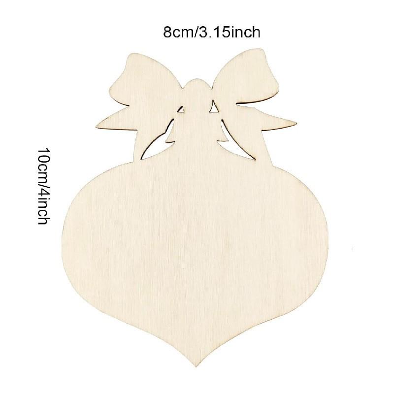 Reindeer-Shaped Wooden Christmas Tree Ornaments - DIY Holiday Decorations