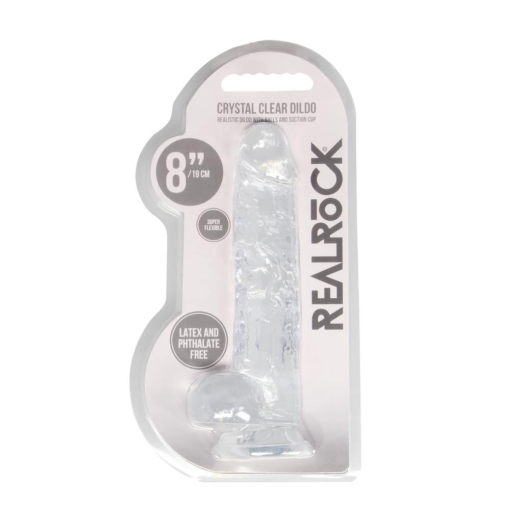 RealRock - Realistic dildo with testicles 21 cm