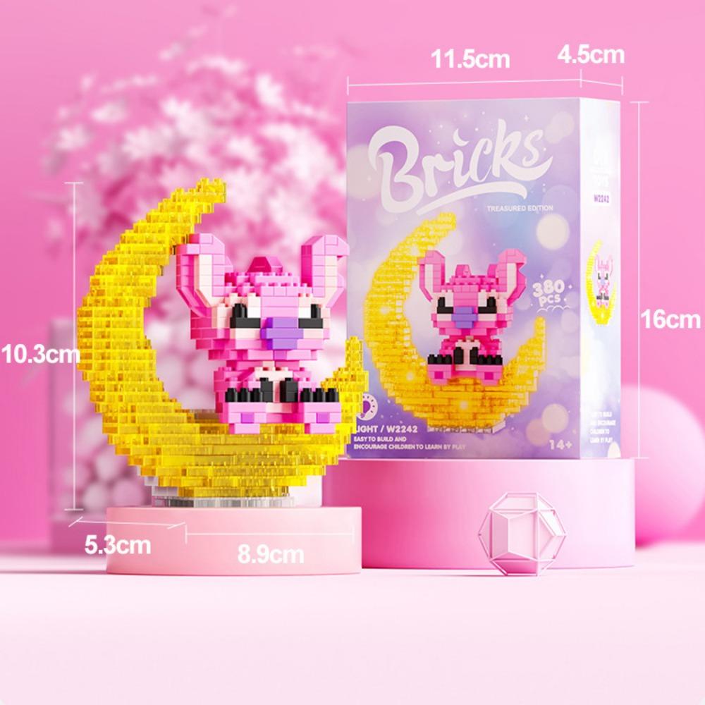 Illuminated Astronaut Astronaut Cartoon Doll Building Block Series Assembled Children's Toy Gift