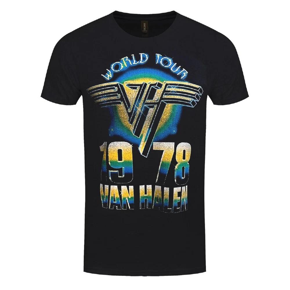 Van Halen TShirt 1978 World Tour Band New Black Official S