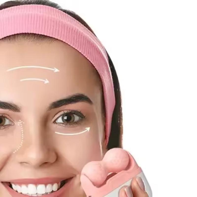 Dual Head Ice Roller for Face Cooling Therapy Facial Massage Tool Skin Tightening Puffiness Relief Home Skincare Device