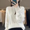 Women Sweater 100% Wool MODERN NEW SAGA Turtleneck Knit Pullover Thick Winter Jumpers Female Knit Tops