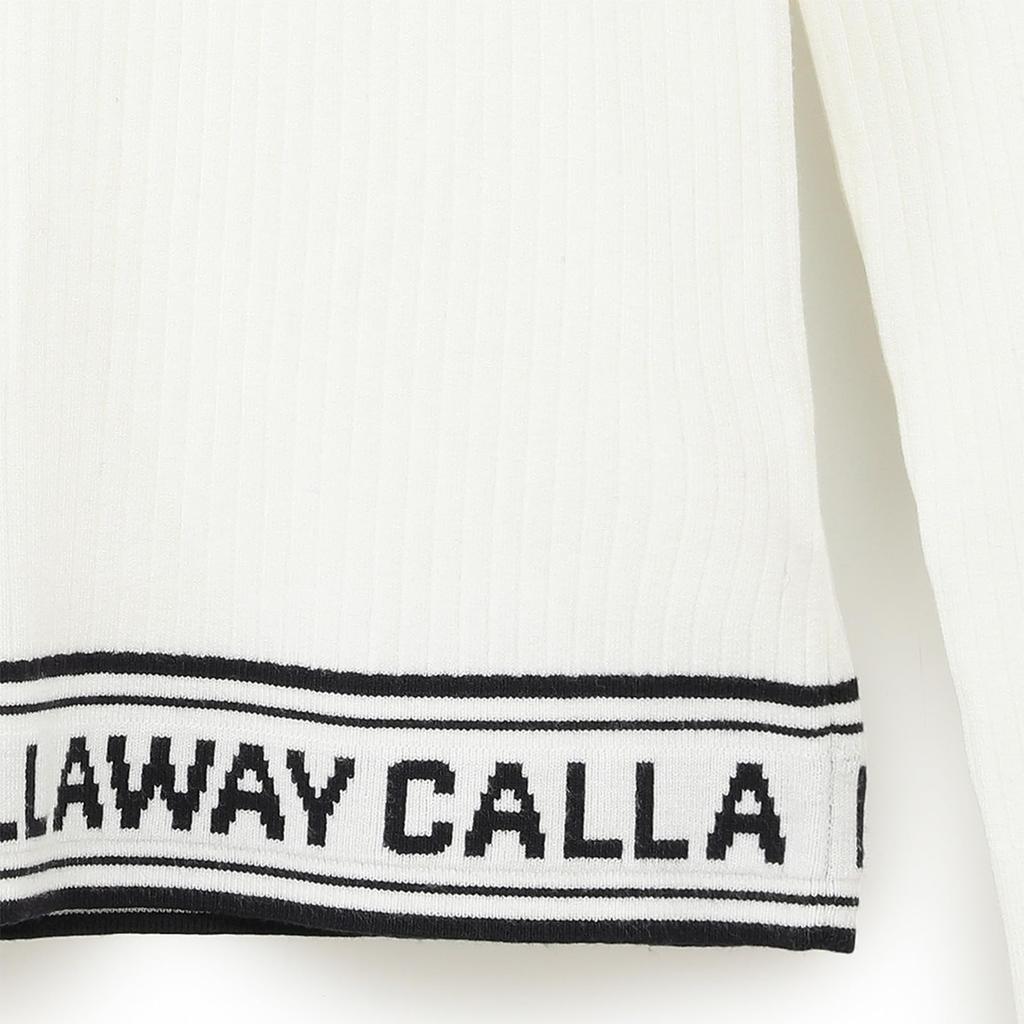 Callaway High Neck Knit Golf C24218202 Women's (Plain Knit) / / 1030_White