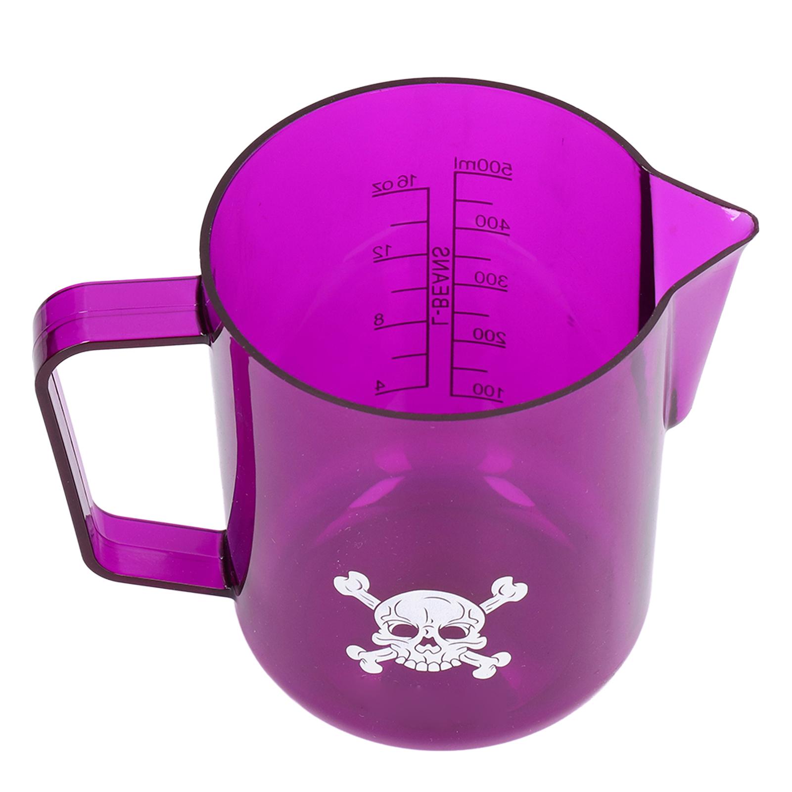 

600 мл чашка для вспенивания молока акриловая фиолетовая кофейная чашка для вспенивания молока для домашней кофейни L