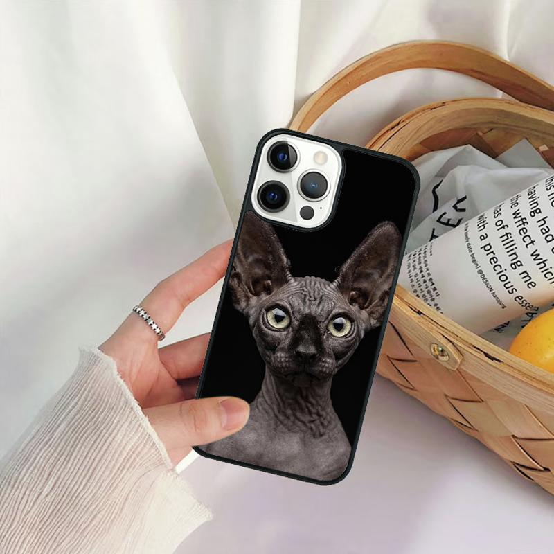 sphynx cat Unique Phone Case For iPhone 17 Air 16 15 14 11 12 13 Pro MAX Plus coque Cover Shell