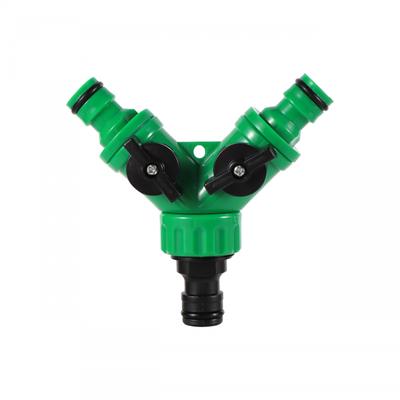 2 Yollu Bahçe Hortumu Ayırıcısı Bahçe Hortumu Bağlantısı Musluk Sulama Kapatma Peyzaj Çiçek Dikimi Sulama için
