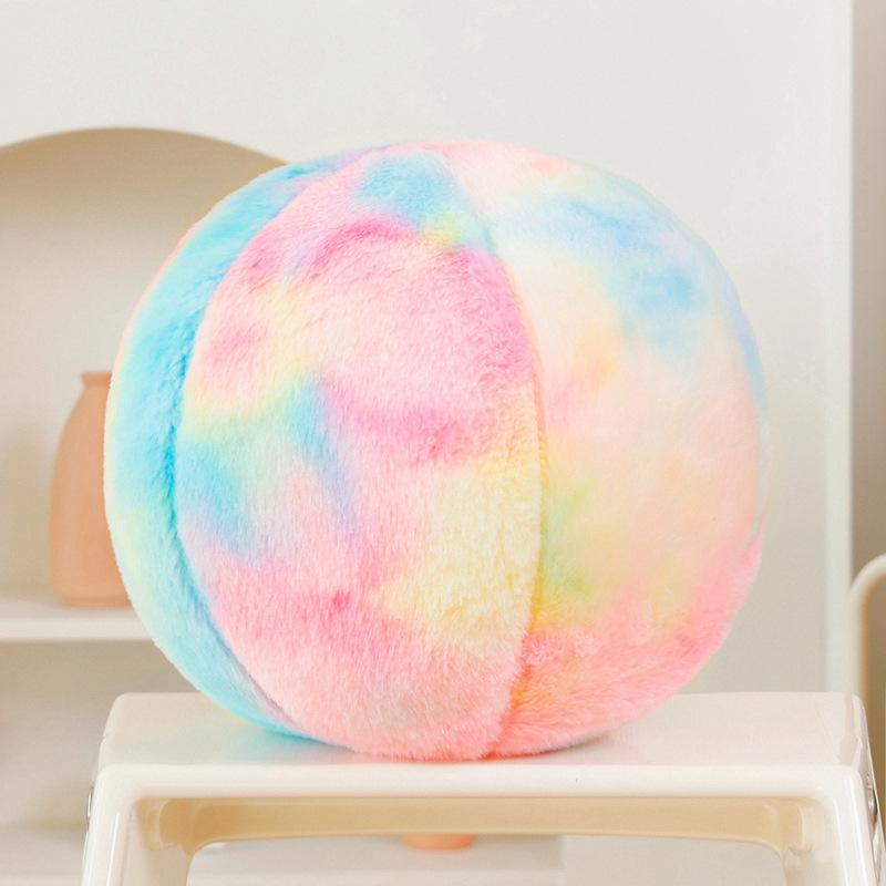Cartoon Colorful Love Pentagram Throw Pillow Plush Toy Ball Doll Home Sofa Pillow Cushion Rag Doll