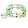 Ice Crystal Glass Beaded Bear Bracelet: Versatile, Elegant, and Trendy.