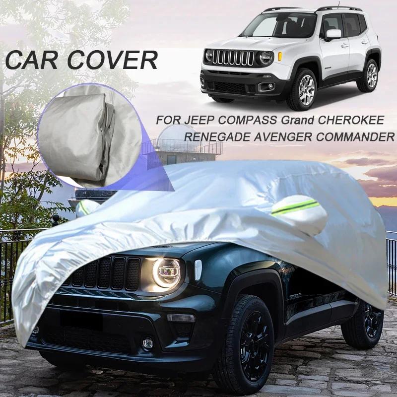 210T Polyester Pro JEEP AVENGER CHEROKEE COMMANDER COMPASS GRAND CHEROKEE PATRIOT RENEGADE WAGONEER Vodotěsný Potah na Auto ANTI-UV
