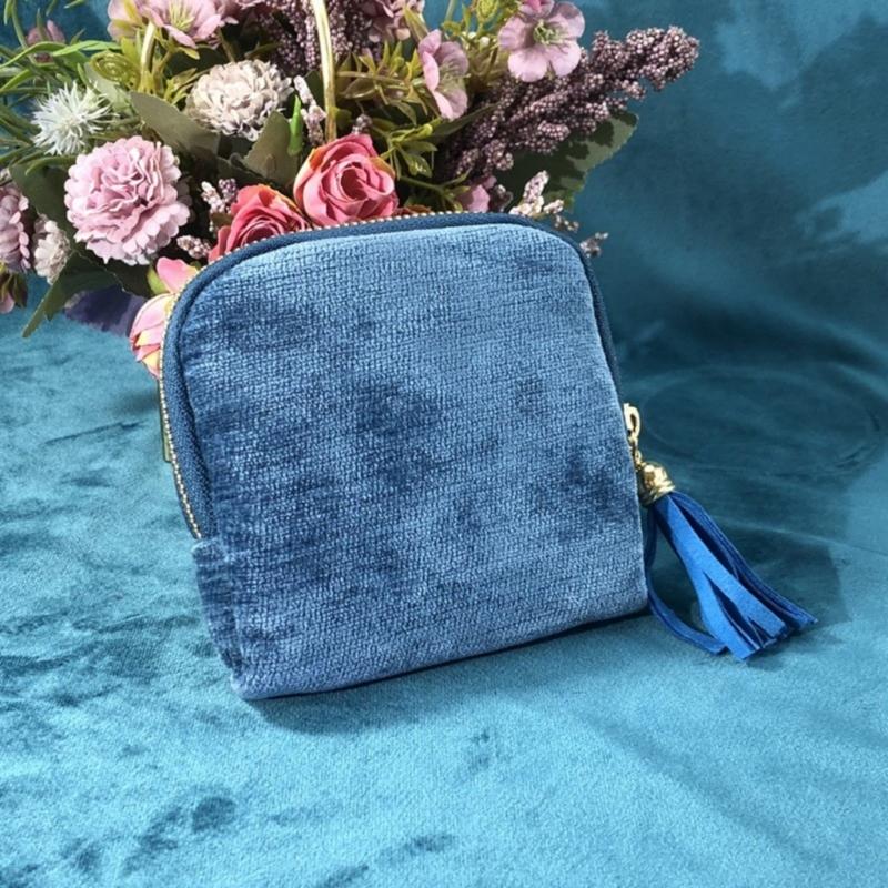 Chenilles Jewelry Organizer With Multiple Layers And Tassels Stylish Storage Bag Multi Compartment Container