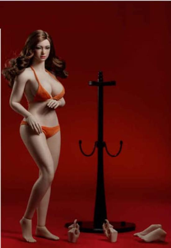 Měřítko Akce Přibližně 27 cm Opálená TBLeague Krásná a Bezešvá Zahrnuje Hlavu a Celou Sadu Krásných Asijských Žen [TOYBARJAPAN] 1/6 Figurka,