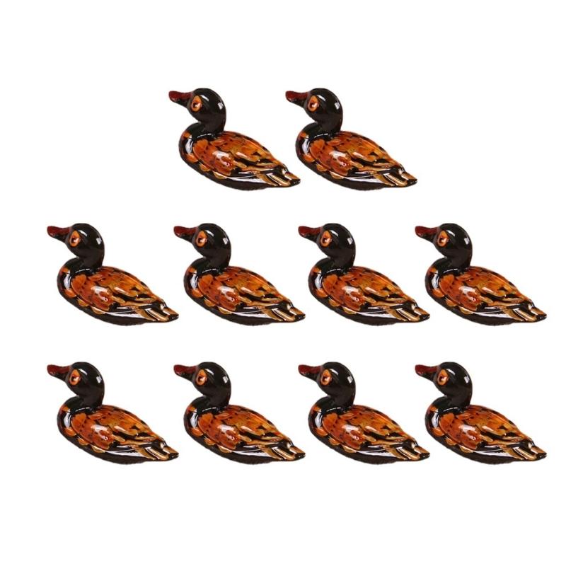 Pack of 10 Resin Chopstick Holders Duck Shaped Spoon Holder Fork Stand Table Decoration Chopstick Rests Resin Material 1