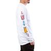 Vans Loose Fit Casual Graphic Print Crew Neck Long Sleeve T-Shirt Men Tops White VN0A5KCTZAS