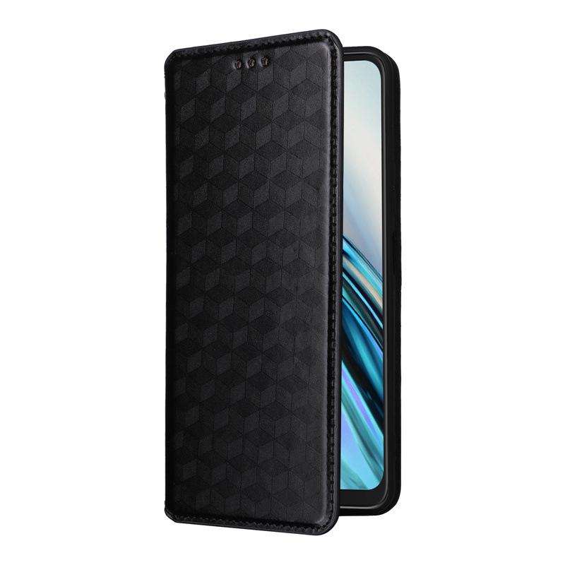 BLU View 5 Leather Phone Case with Card Slot and Magnetic Protective Cover